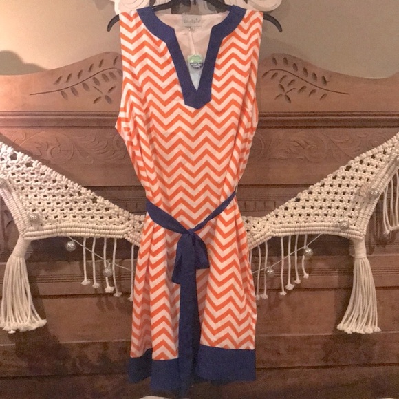 Mud Pie Chevron Dress❌ - Picture 2 of 5